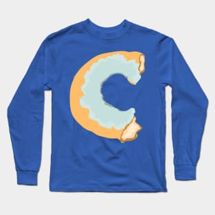 Blue Donut Long Sleeve T-Shirt